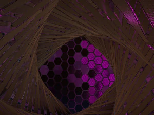 pyramid building hex 3D Model