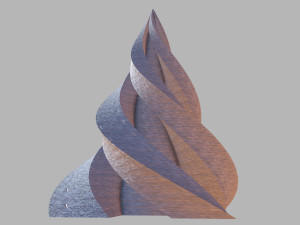 alien stone pyramid 3D Model