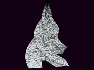 alien stone pyramid 3D Model