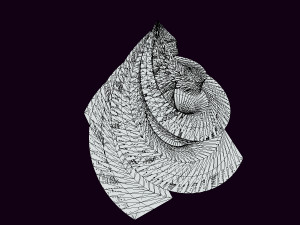 alien stone pyramid 3D Model