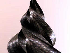 pir&acirc;mide met&aacute;lica Modelo 3D