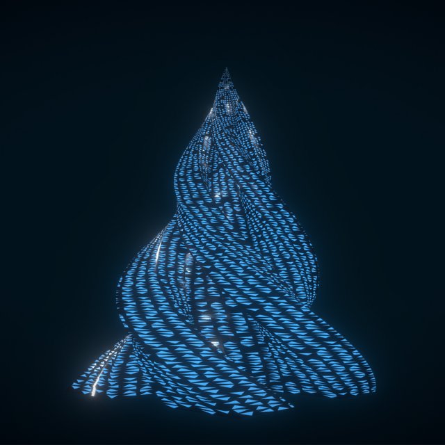 glowing pyramid 3D Модель .c4d .max .obj .3ds .fbx .stl .blend 