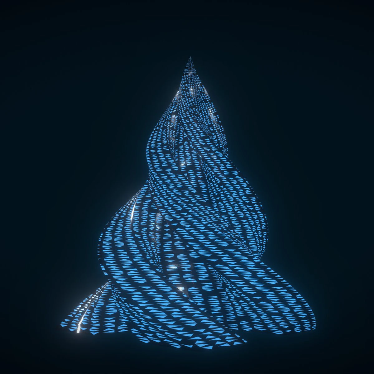 glowing pyramid 3D Model .c4d .max .obj .3ds .fbx .stl .blend