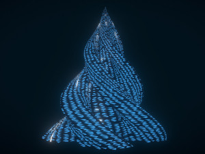 glowing pyramid 3D Модель