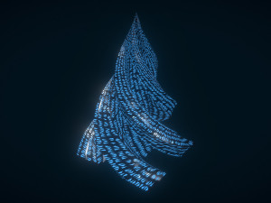glowing pyramid 3D Модель