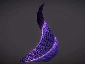 twisted layered tower honeycomb 3D 模型