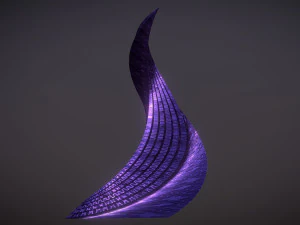 gedrehte geschichtete Turmwabe 3D Modell