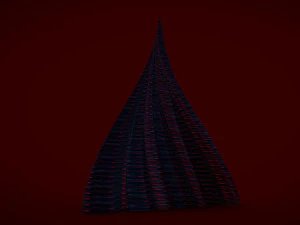 будівництво труби чужорідний кристал 2 3D Модель