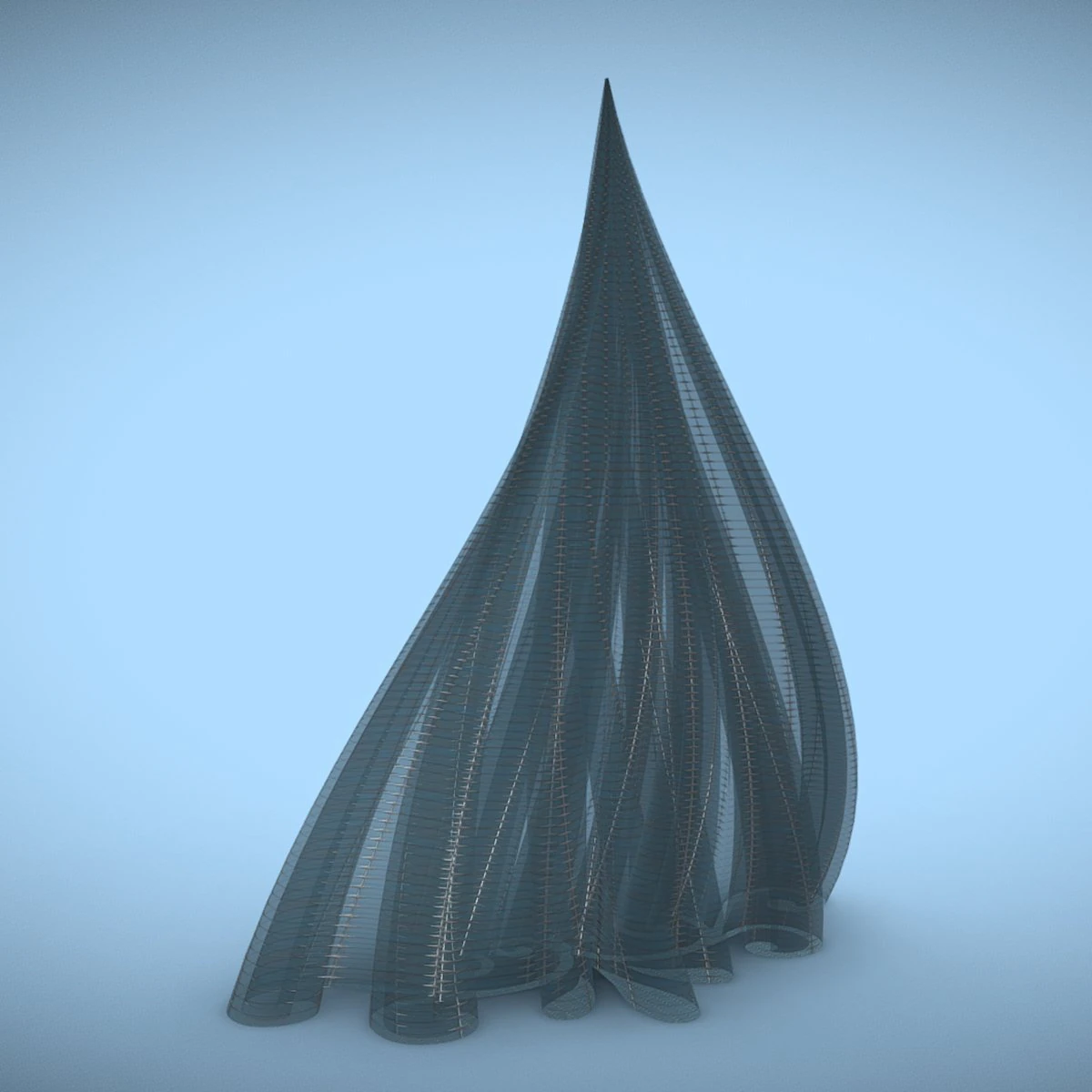 gaiola de vidro para constru&ccedil;&atilde;o de tubo Modelo 3D .c4d .max .obj .3ds .fbx .stl .blend 