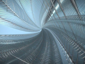 gaiola de vidro para constru&ccedil;&atilde;o de tubo Modelo 3D