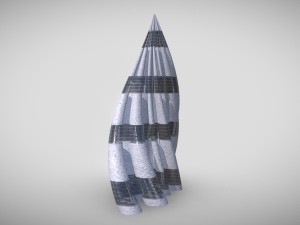 tube building concrete 3D Model