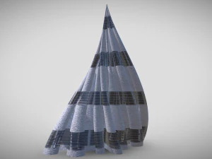 tube building concrete 3D Model