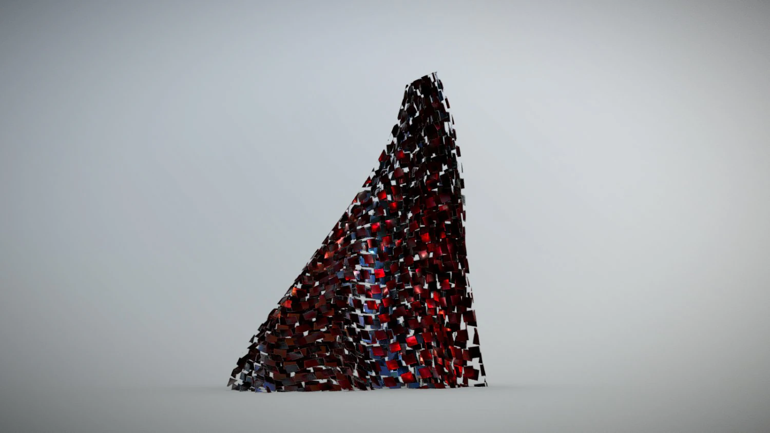 wave walls futuristic building 3D Model .c4d .max .obj .3ds .fbx .stl .blend