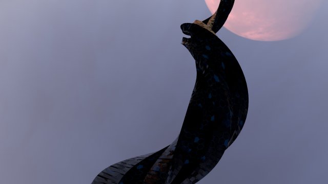 sci fi tower 1 3D Модель .c4d .max .obj .3ds .fbx .stl .blend 