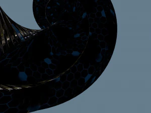 sci fi tower 1 3D Model