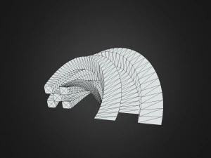 futuristic architecture 2 3D Model