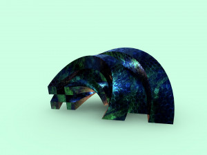 futuristic architecture 3 Modello 3D