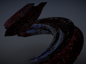 curved futuristic building 3D Модель