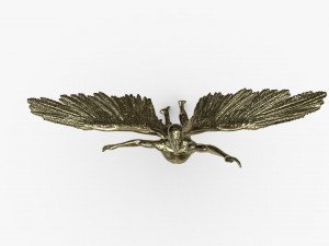 angel male model - gold 3D मॉडल