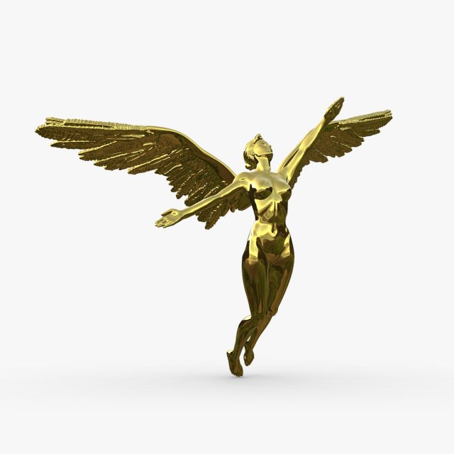 angel woman female model 3D Модель .c4d .max .obj .3ds .fbx .stl .blend 