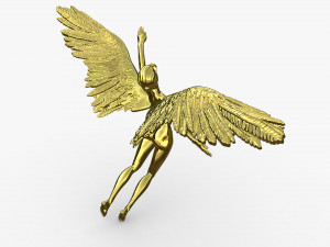 angel woman female model 3D Модель