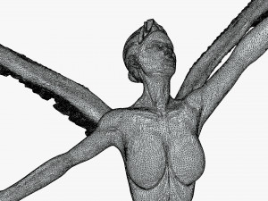 angel woman female model 3D Модель