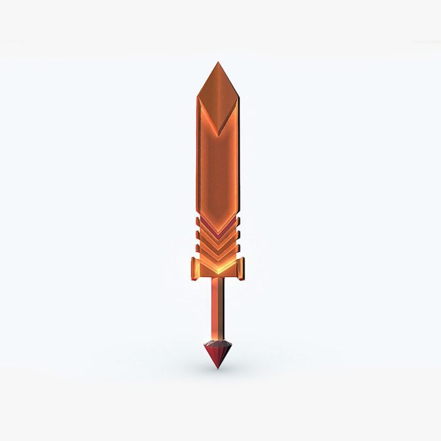 dwarf magic sword Modèle 3D .c4d .max .obj .3ds .fbx .stl .blend 