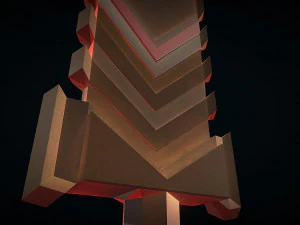 dwarf magic sword 3D Model