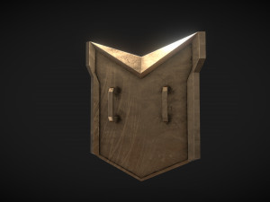 dwarf shield Modèle 3D