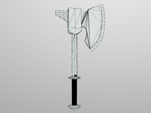 ax of war Modello 3D