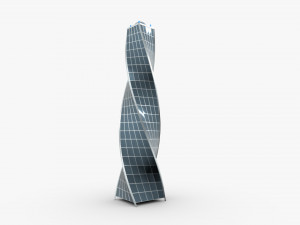 Futuristic Skyscraper 3D Model