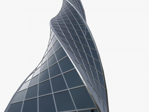 Futuristic Skyscraper 3D Model