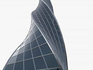 Futuristic Skyscraper 3D Model