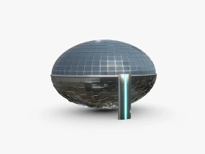 Gedung elips Model 3D