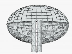 Ellipse building 3D Model