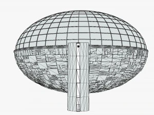 Ellipse building 3D Model