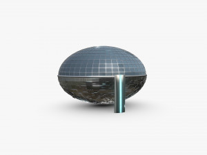 Ellipse building 3D Model