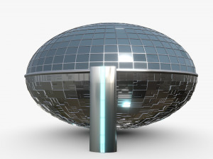 Ellipse building 3D Model
