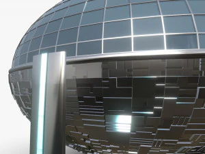 Ellipse building 3D Model