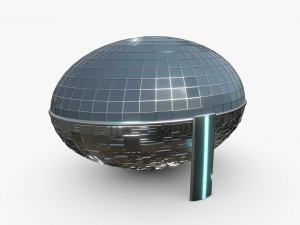 Ellipse building 3D Model