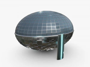 Ellipse building 3D Model