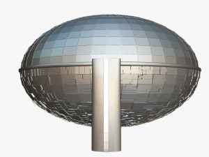 Ellipse building 3D Model
