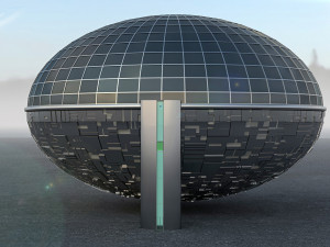 Ellipse building 3D Model