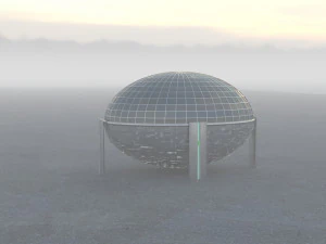 Ellipse building 3D Model