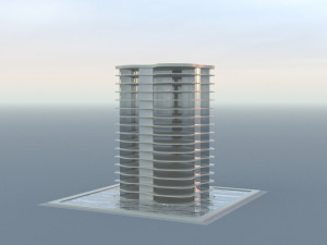 Art Skyscraper 3D Model
