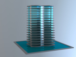 Art Skyscraper Modèle 3D