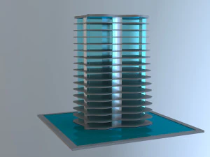 Art Skyscraper 3D Model
