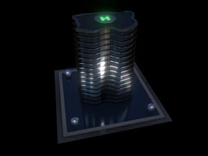 Art Skyscraper 3D Model