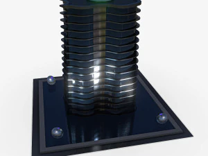 Art Skyscraper 3D Model