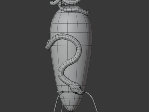 snake potion Model 3D